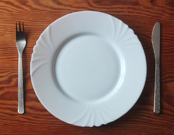 Empty Fasting Plate