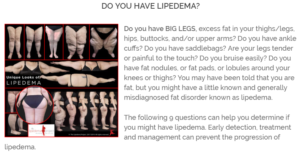 Lipedema Project Quiz